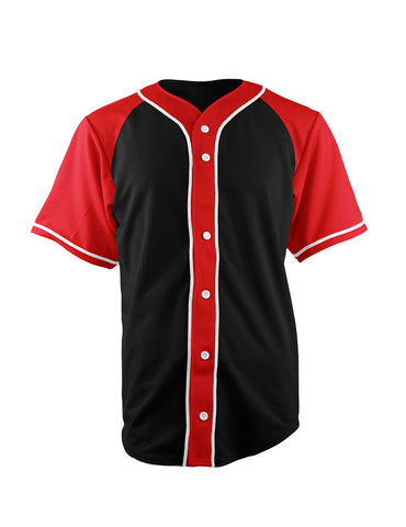 blank red baseball jersey