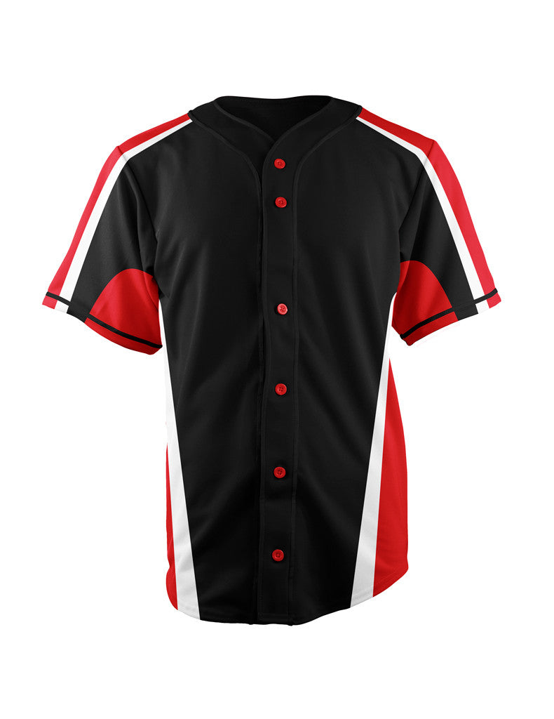 Baseball Full Button , Jersey Design: , TRI-106-105