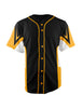 Baseball Full Button <br>Jersey Design: <br>TRI-106-107