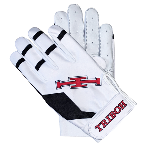Vortex Batting Gloves<br>White/Red/Black