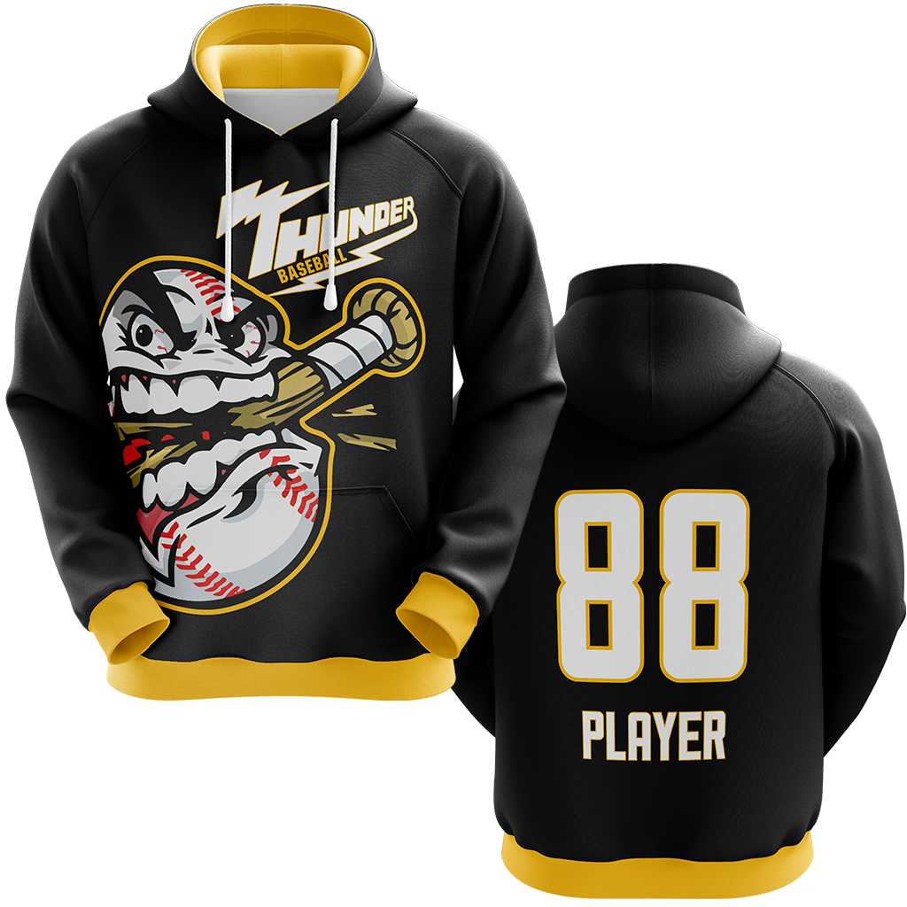 ADULT and YOUTH Custom Jersey Hoodie Design Your Name and 