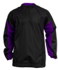 Convertible<br>Pullover Jacket<br>Black/Purple
