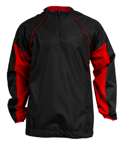 Convertible<br>Pullover Jacket<br>Black/Red