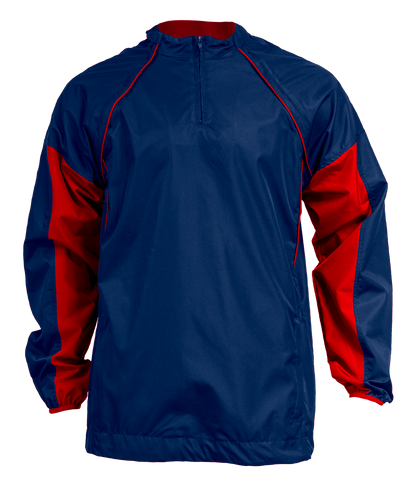Convertible<br>Pullover Jacket<br>Navy/Red