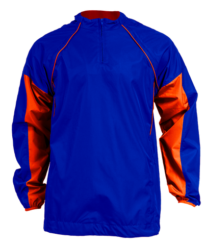 Convertible<br>Pullover Jacket<br>Royal/Orange