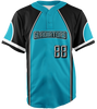 Baseball 2 Button V-Neck Jersey Design: TRI-127-108