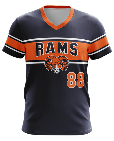 Baseball V-Neck Pullover Design: TRI-985-101
