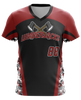 Baseball V-Neck Pullover Design: TRI-985-133